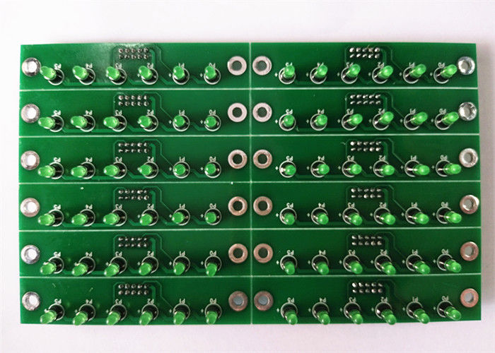 1.6mm厚2OZ 4层FR4 LED照明SMT PCB板组件白色丝网绿色阻焊板