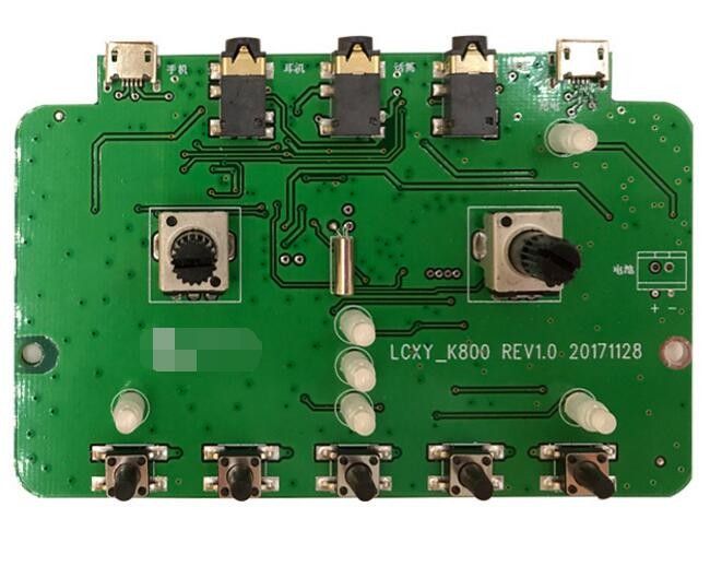 2 Layers SMT PCB Assembly pcba board Prototype Service Green Soldmask White Silk Screen