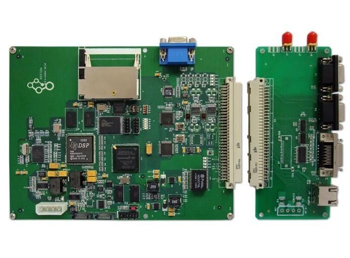 Custom LED PCB Printed Circuit Board Assembly Fr4 Pcb Material silkscreen white soldmark green