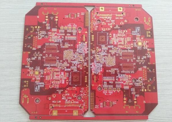 Heavy Copper PCB PCBA 4 Layers FR 4 Red Soldmask