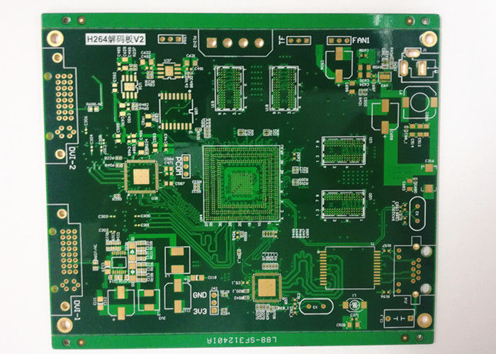 Multilayer Heavy Copper ENIG 2 U' White Silkscreen Rigid PCB Printed Circuit Board