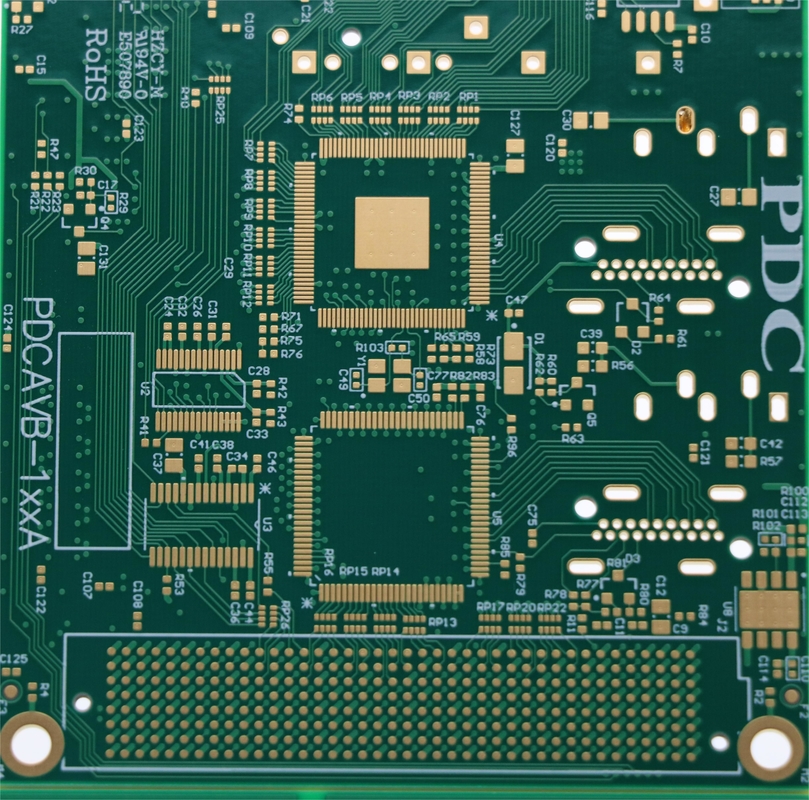 Green Soldermask Printed electronic Circuit Board FR4 1oz Copper Prototype PCB Assembly electronics manufacturers