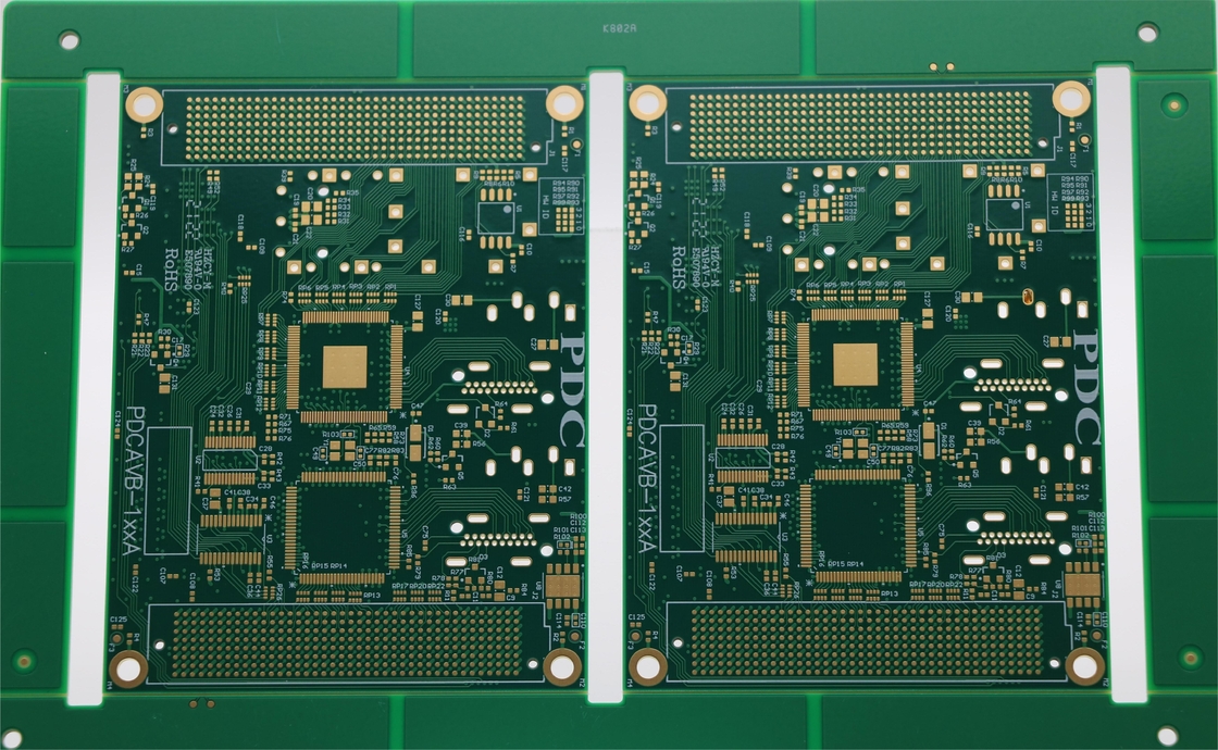Green Soldermask Printed electronic Circuit Board FR4 1oz Copper Prototype PCB Assembly electronics manufacturers
