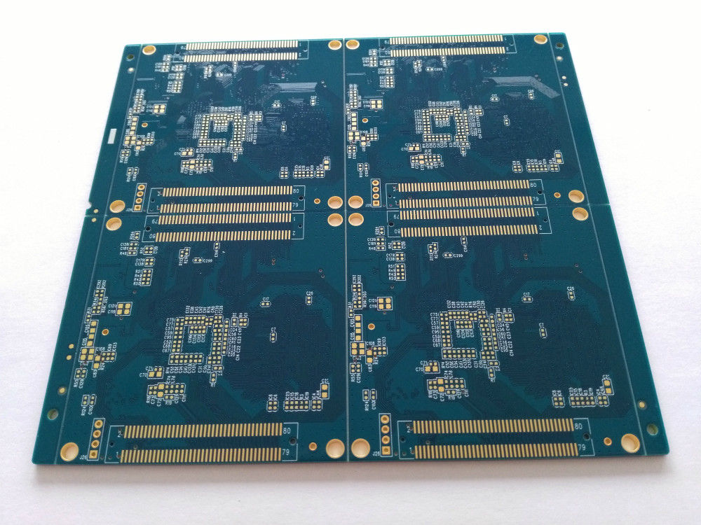 Multilayer Green 4 Layer 2OZ Rigid Printed Circuit Boards Fr4 SMT PCB Assembly