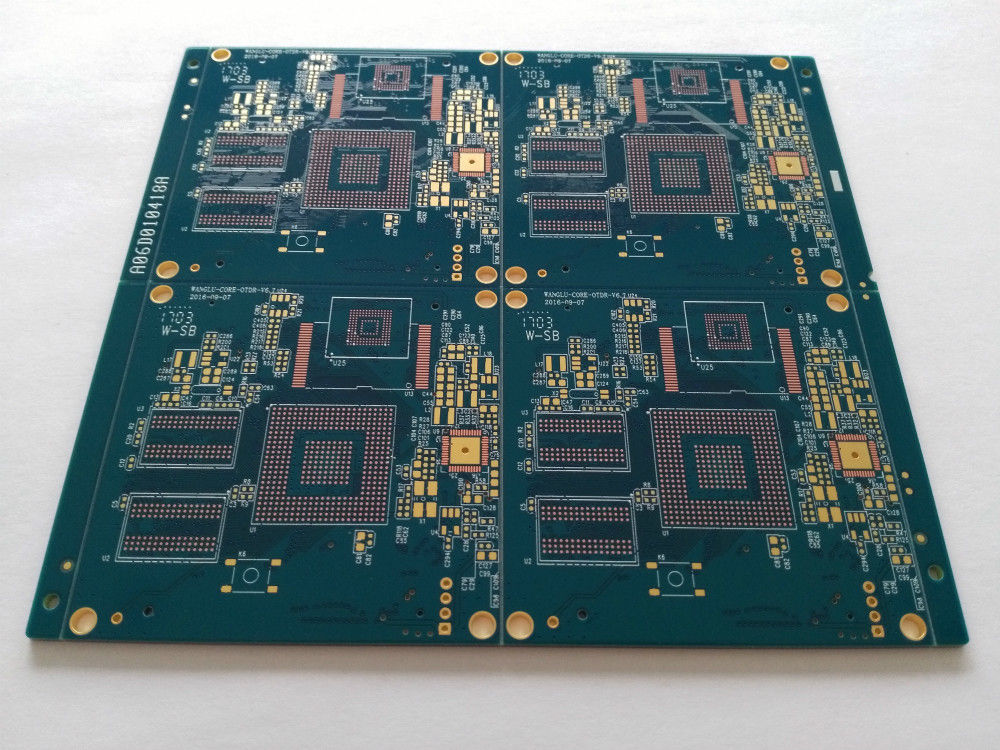 Multilayer Green 4 Layer 2OZ Rigid Printed Circuit Boards Fr4 SMT PCB Assembly