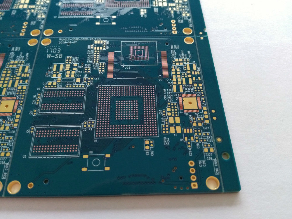 Multilayer Green 4 Layer 2OZ Rigid Printed Circuit Boards Fr4 SMT PCB Assembly