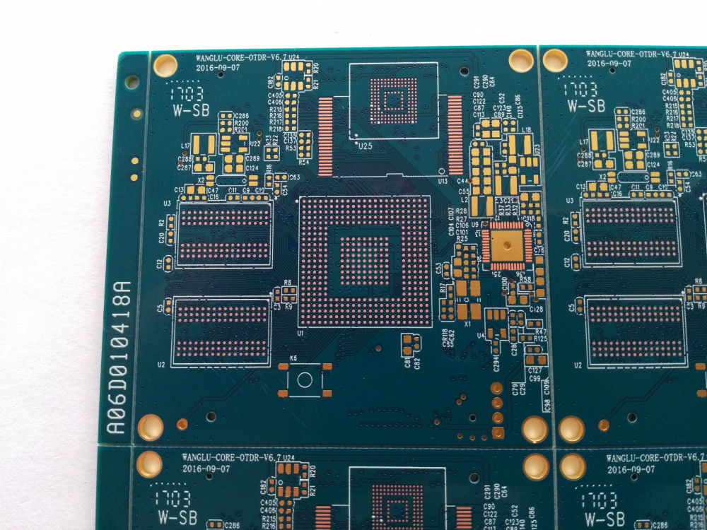 Multilayer Green 4 Layer 2OZ Rigid Printed Circuit Boards Fr4 SMT PCB Assembly