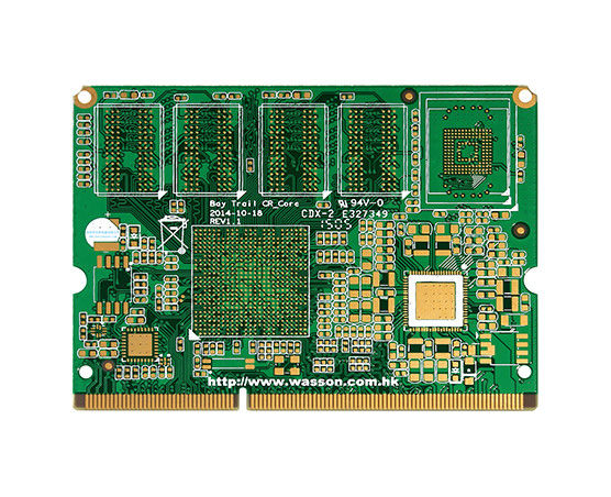 High TG Halogen 1 Oz Copper Free Golden Finger Prototype PCB Assembly