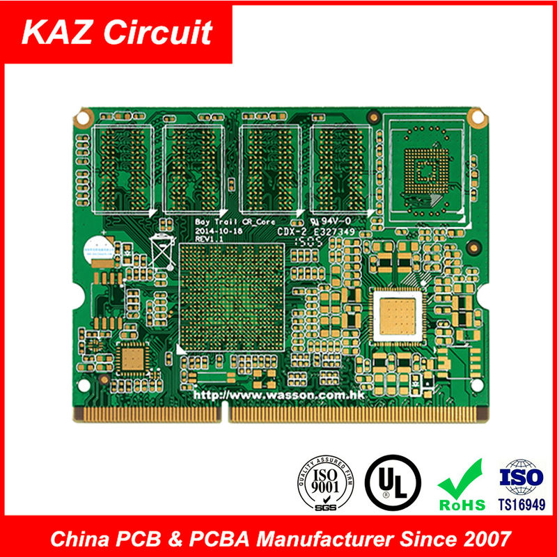 High TG Halogen 1 Oz Copper Free Golden Finger Prototype PCB Assembly