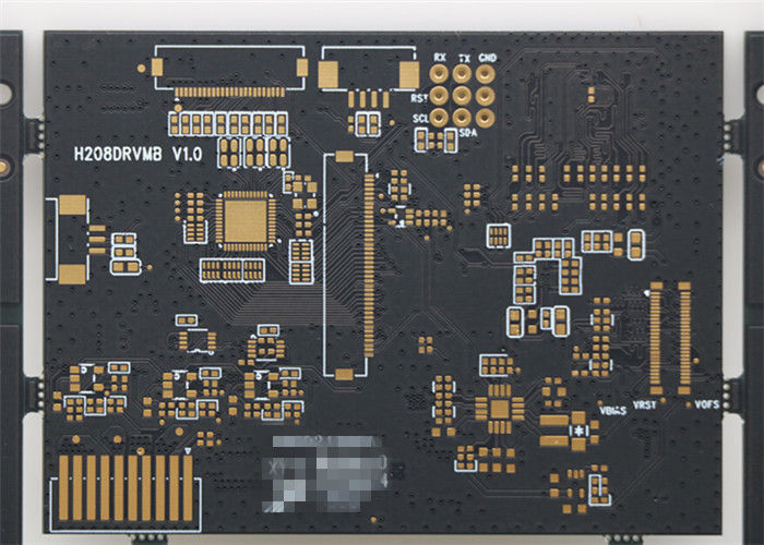 Heavy Copper 6L Black Soldermask Immersion Gold FR4 Print Circuit Board PCB