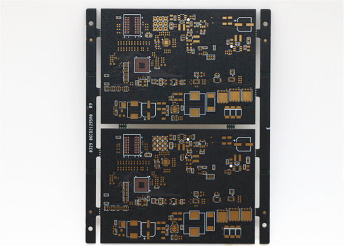 Heavy Copper 6L Black Soldermask Immersion Gold FR4 Print Circuit Board PCB