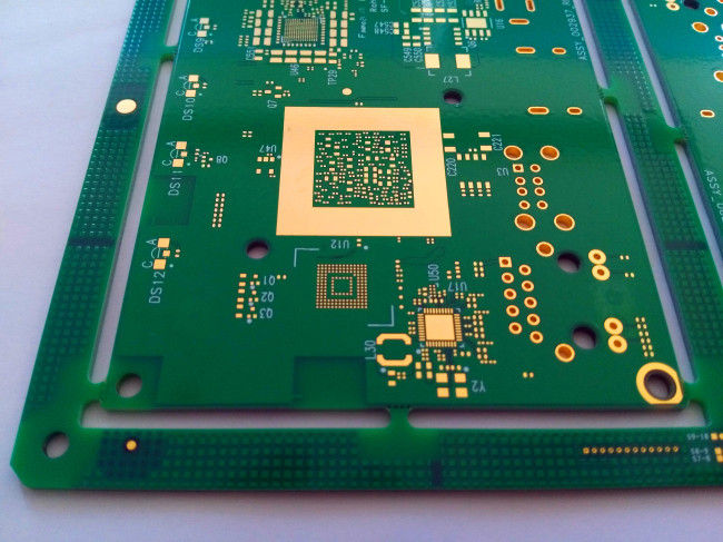 10 layers HDI FR4 PCB Circuit board ENIG green soldmask min drill hole 0.1mm