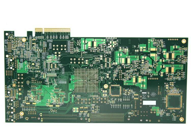 10 layers FR4 ENIG PCB Circuit Board Manufacturing with golden finger