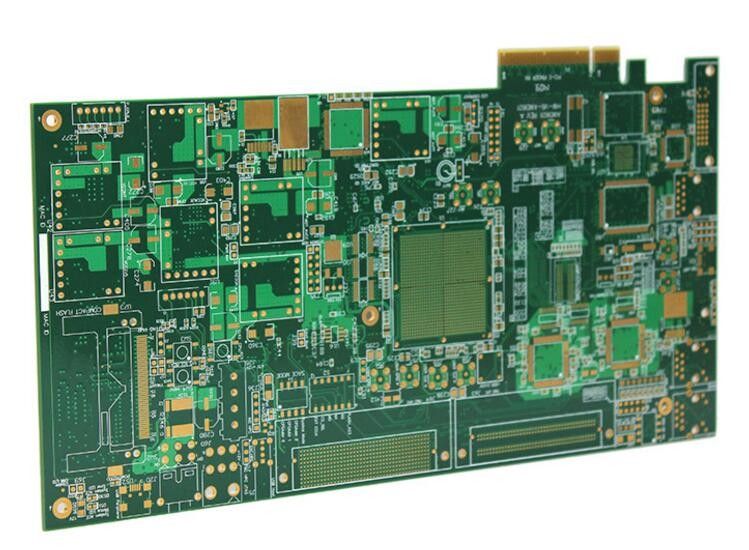 10 layers FR4 ENIG PCB Circuit Board Manufacturing with golden finger