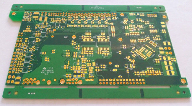 10 layers Multilayer PCB Board immersion gold ENIG 1u" green soldmask white silkscreen