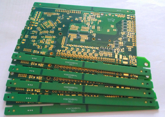 10 layers Multilayer PCB Board immersion gold ENIG 1u" green soldmask white silkscreen