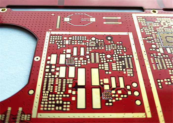 HAL FR-4 Material Red Soldermask 2layer 2oz Immersion Gold Multilayer PCB Board