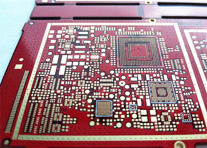 HAL FR-4 Material Red Soldermask 2layer 2oz Immersion Gold Multilayer PCB Board