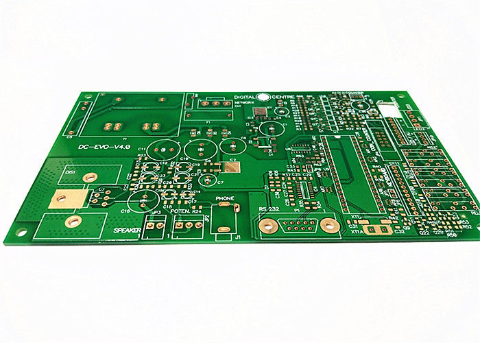 刚性PCB和FR4多层PCB板&绿色软掩模&白色丝网ENIG/HASL表面处理