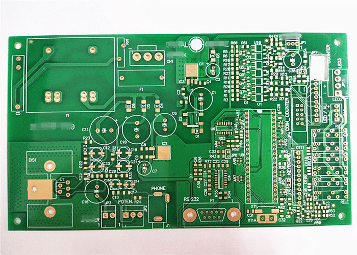 刚性PCB和FR4多层PCB板&绿色软掩模&白色丝网ENIG/HASL表面处理