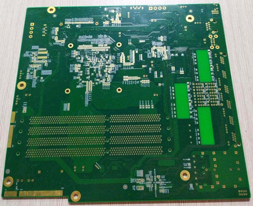 10层FR4 1.6mm 2OZ铜厚度绿色Soldmask多层PCB板