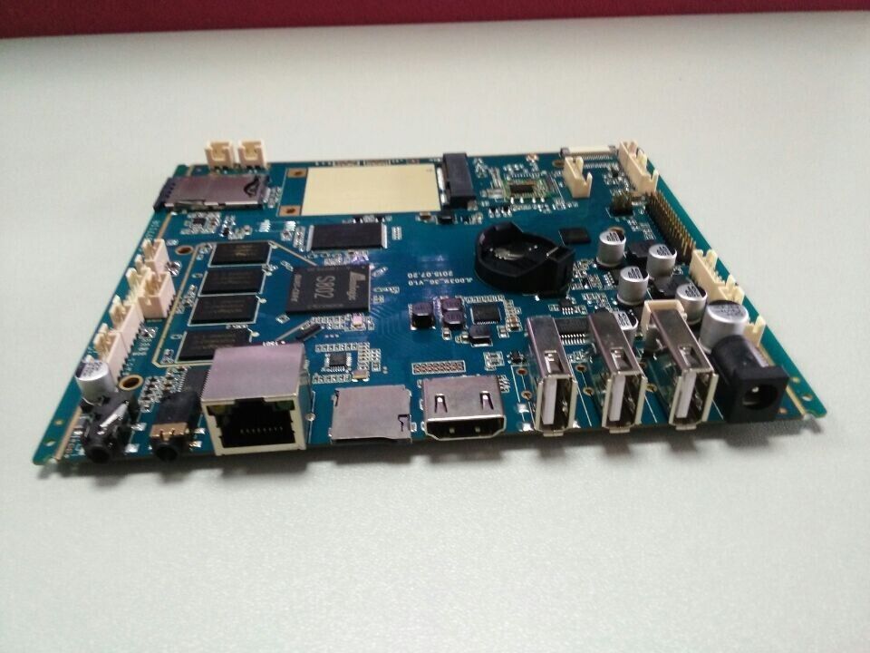 Support 3G /4G Module Amlogic S802 Quad Core Arm Industrial PCB Printed Circuit Board