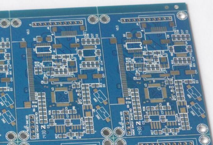Blue Soldmask HASL Lead Free Double Sided FR4 Electronic Printed Circuit Board