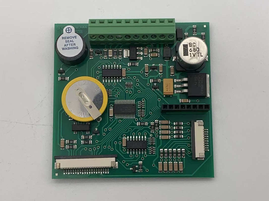 6 Layer 2OZ Prototype PCB Assembly Black Soldmask White Silkscreen