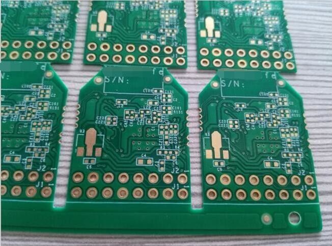 1.0mm Thickness 0.5z Copper Green Somdask 2 Layers PCB Printed Circuit Board