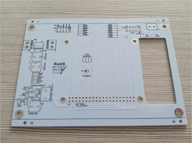 2oz Copper HASL Lead Free 0.063" Thickness White Soldmask Electronic Printed Circuit Board