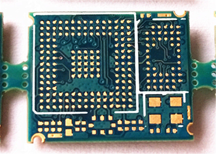 OEM Mobile phone Blue Soldermask White Silkscreen FR4 Electronic Printed Circuit Board