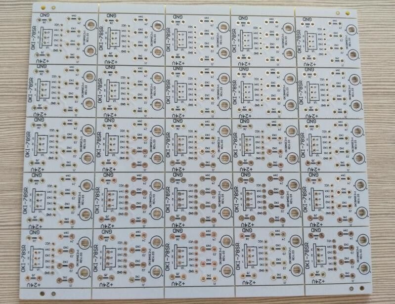 1oz Copper Thickness White Soldmask HASL Surface PCB Printed Circuit Board