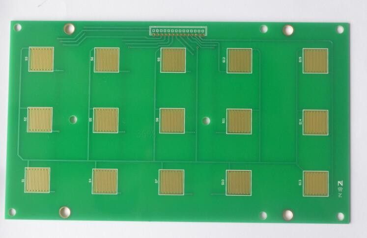 2 - слойный 1oz толщина меди Зеленый Soldmask FR4 PCB прототип