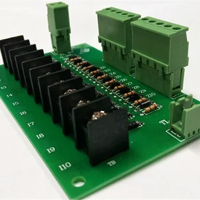 多层SMT PCB组件制造商FR4材料2U’’2OZ 2-22L层0.08mm最小绿色/蓝色/黑色表面钎焊掩模