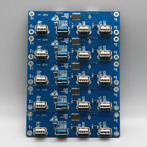 TG170 6 Layer PCB Manufacturer 2OZ ENIG 2U" FR4 Printed Circuit Board Assembly