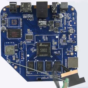 Aluminum PI 4L SMT PCB Assembly Service HASL LF Double Sided