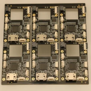 6 Layers Multilayer PCB Board FR4 With Impedance Control ENIG SMT Prototype Pcb Assembly FR4 TG150 20um Quick Turn