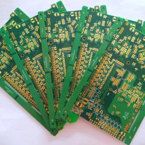 10 layers Multilayer PCB Board immersion gold ENIG 1u" green soldmask white silkscreen