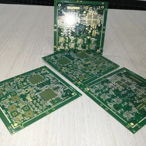 4 layers Multilayer PCB Board ENIG with green soldmask white silkscreen