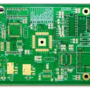 FR4 4 - слойный 2U '2OZ HASL / ENIG поверхностный PCB прототип ENIG Зеленый Soldmask Белый Золотой Палец