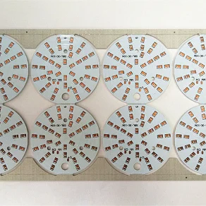 白色钎焊掩模铝ENIG/HASL表面耐用PCB印刷电路板