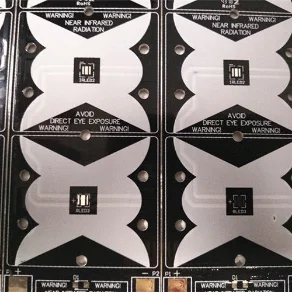 LED铝灯单层黑色Soldmask印刷电路板PCB板