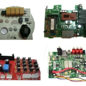 4 Layers Black Soldmask White Silkscreen Prototype PCB Assembly